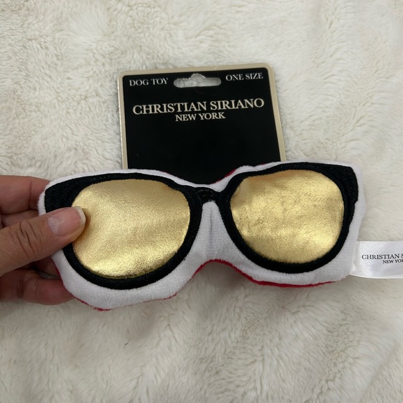 💥PRICE⬇️ CHRISTIAN SIRIANO NEW YORK • Eye Glasses Dog Toy • Small - Picture 3 of 6